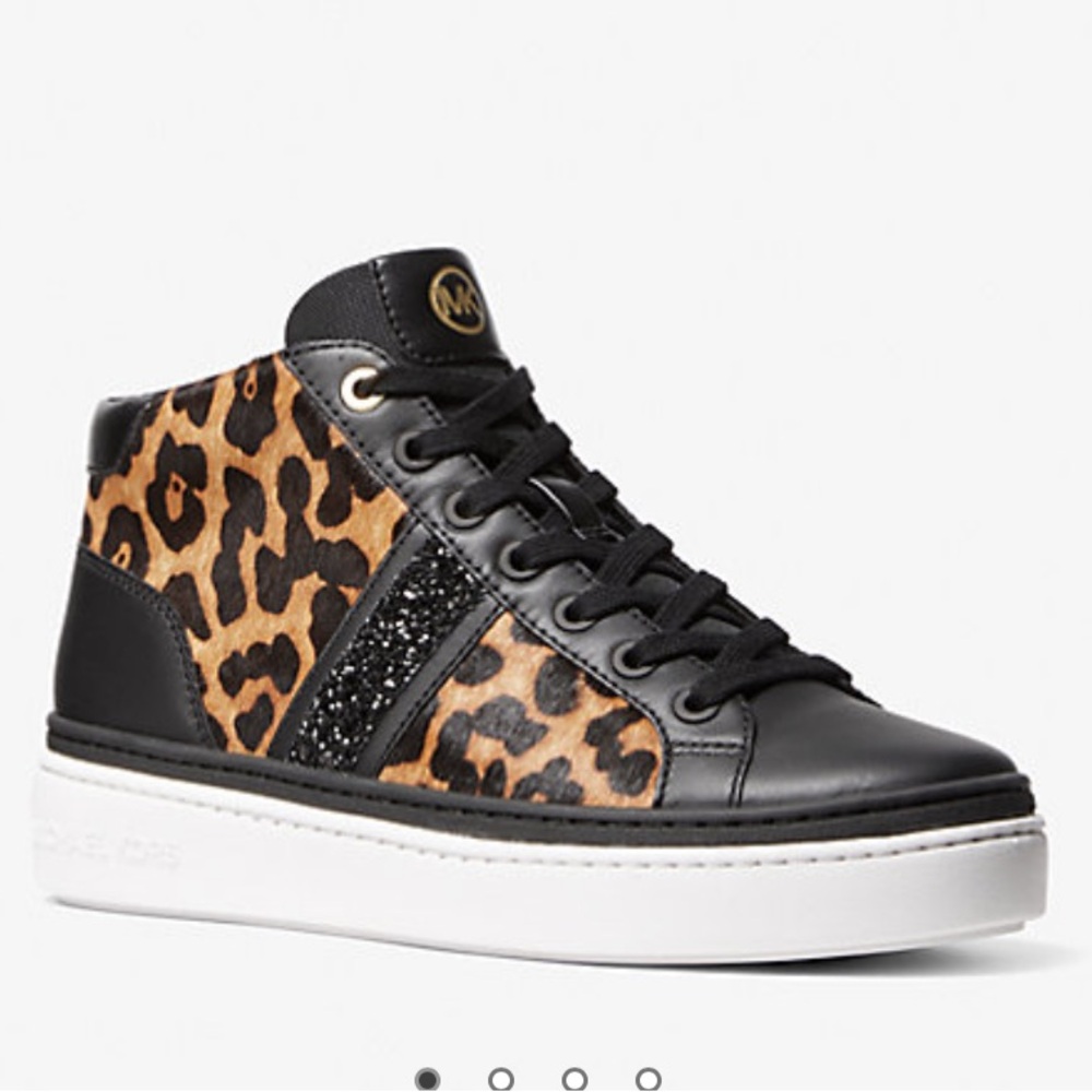 Michael Kors Cheeta Print Mid Top